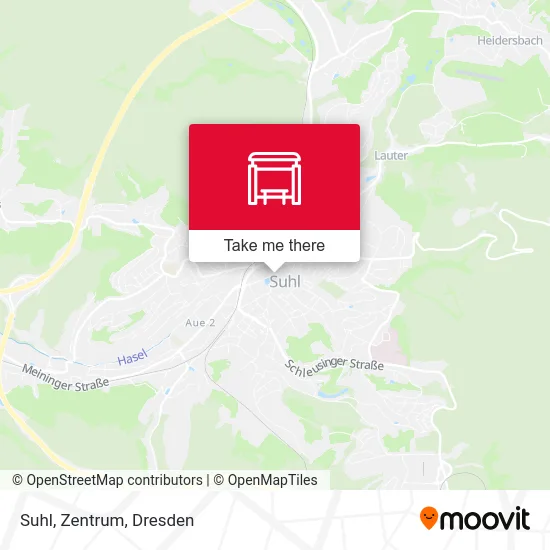 Карта Suhl, Zentrum