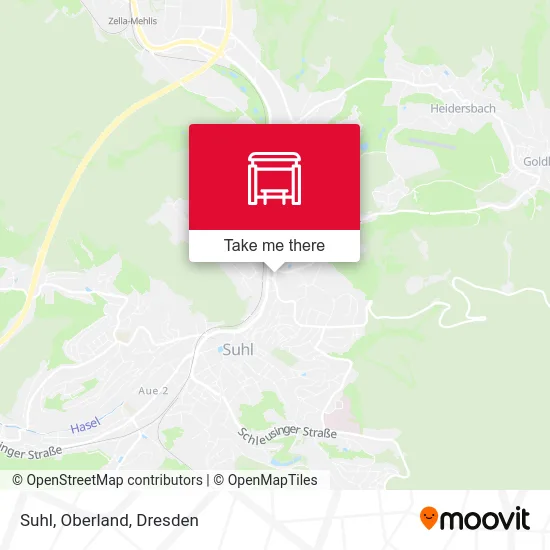 Карта Suhl, Oberland