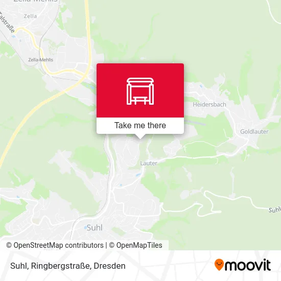 Карта Suhl, Ringbergstraße