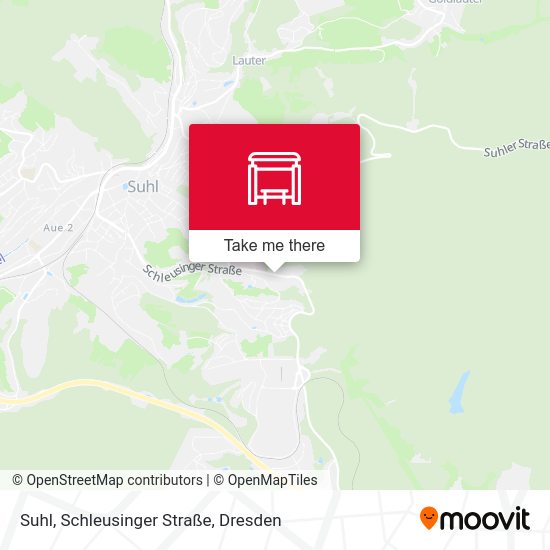 Карта Suhl, Schleusinger Straße