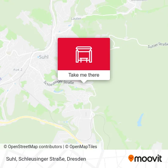 Карта Suhl, Schleusinger Straße