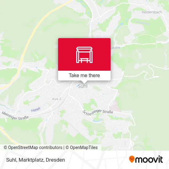 Suhl, Marktplatz map