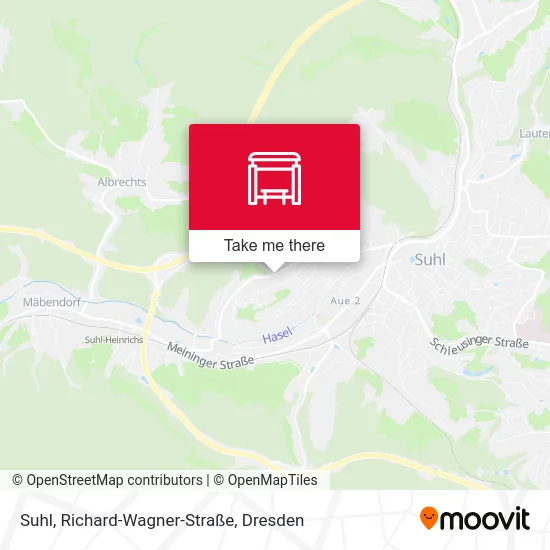 Карта Suhl, Richard-Wagner-Straße
