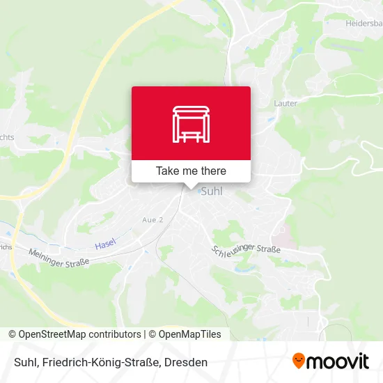 Suhl, Friedrich-König-Straße map