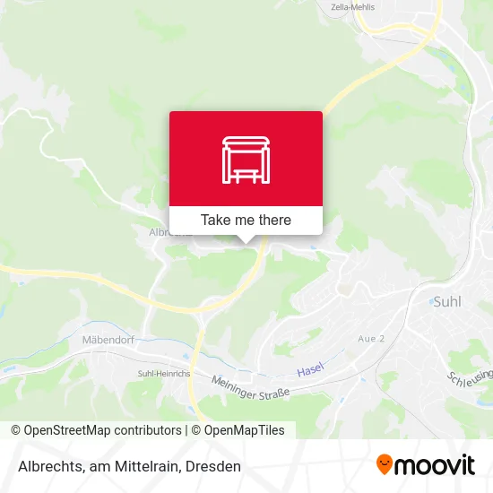 Карта Albrechts, am Mittelrain