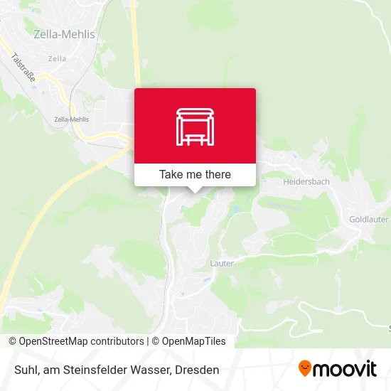 Карта Suhl, am Steinsfelder Wasser