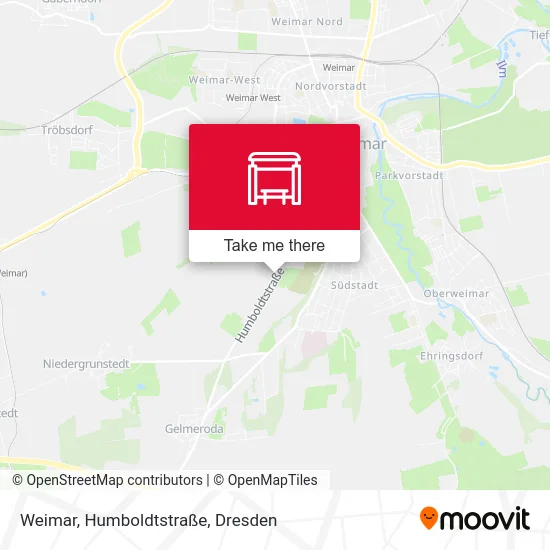 Карта Weimar, Humboldtstraße