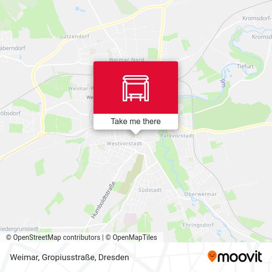 Карта Weimar, Gropiusstraße