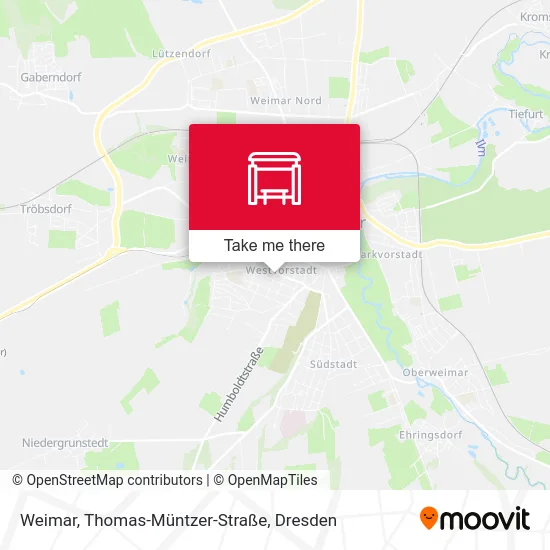 Карта Weimar, Thomas-Müntzer-Straße