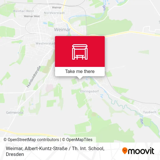 Карта Weimar, Albert-Kuntz-Straße / Th. Int. School