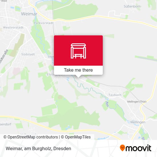 Карта Weimar, am Burgholz
