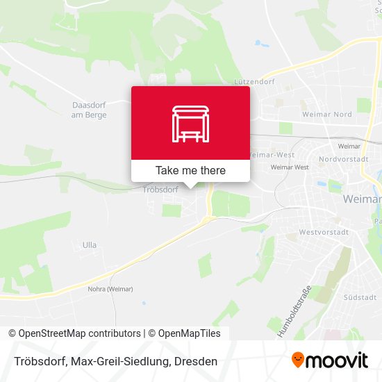 Карта Tröbsdorf, Max-Greil-Siedlung
