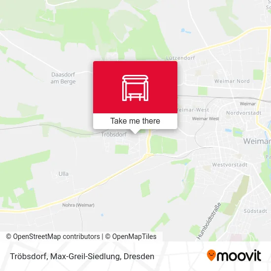 Карта Tröbsdorf, Max-Greil-Siedlung