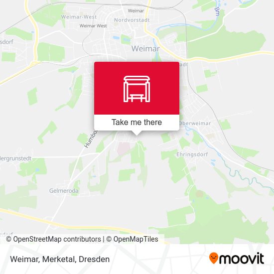 Карта Weimar, Merketal