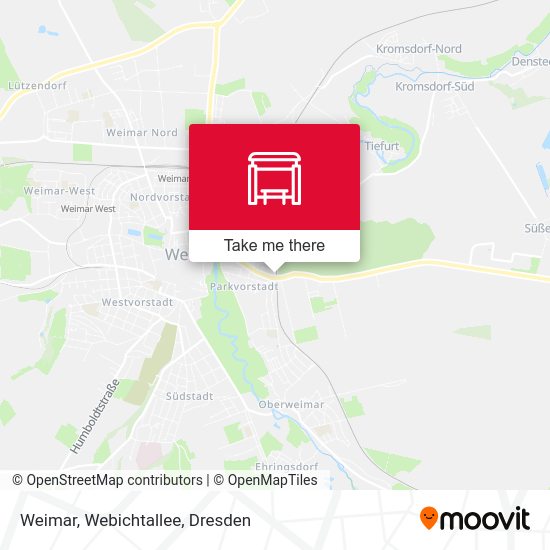 Карта Weimar, Webichtallee