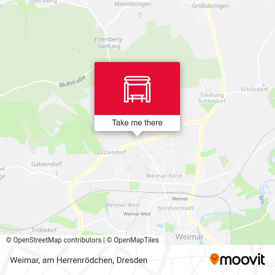Карта Weimar, am Herrenrödchen