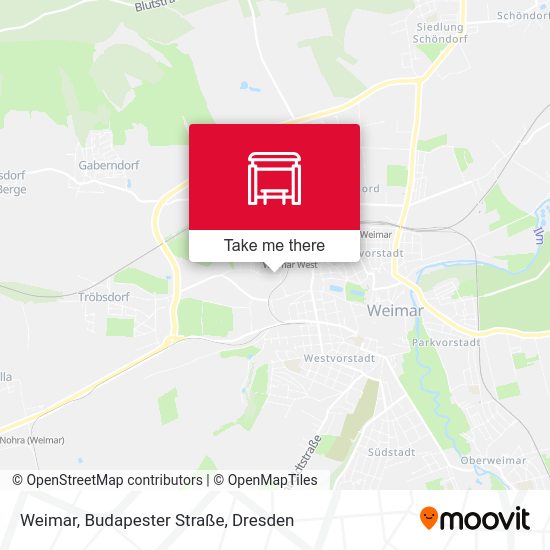 Карта Weimar, Budapester Straße