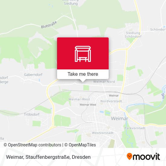 Карта Weimar, Stauffenbergstraße