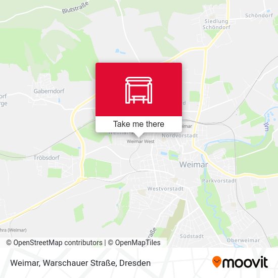 Карта Weimar, Warschauer Straße