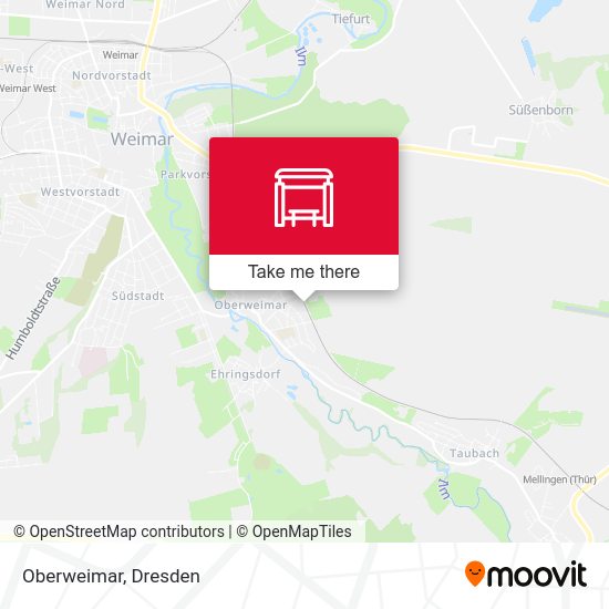 Карта Oberweimar