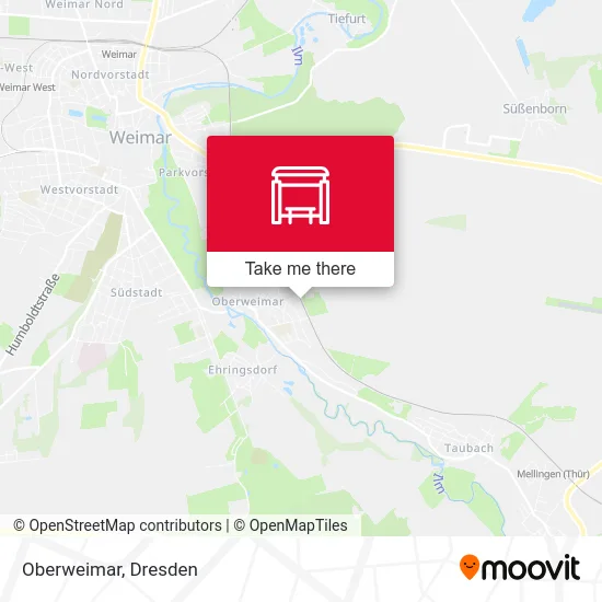 Карта Oberweimar
