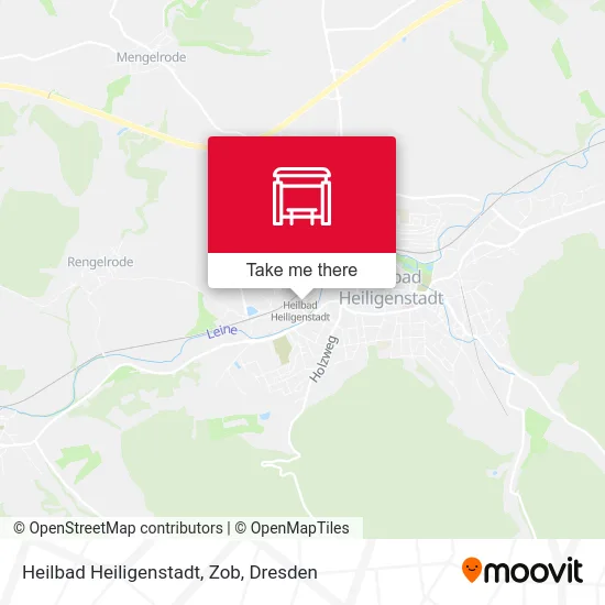 Карта Heilbad Heiligenstadt, Zob
