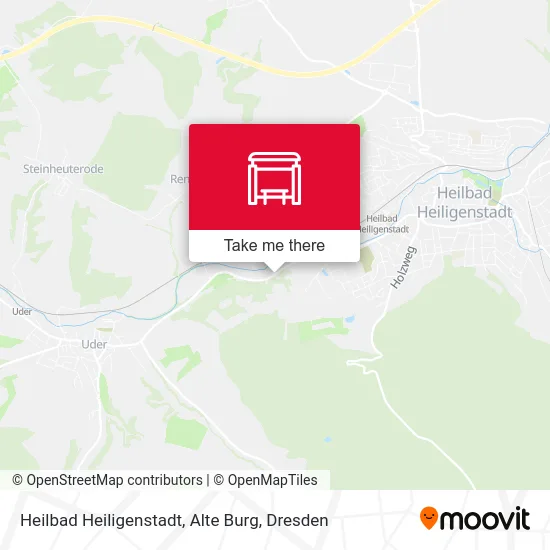 Карта Heilbad Heiligenstadt, Alte Burg