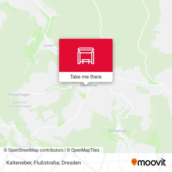Карта Kalteneber, Flußstraße