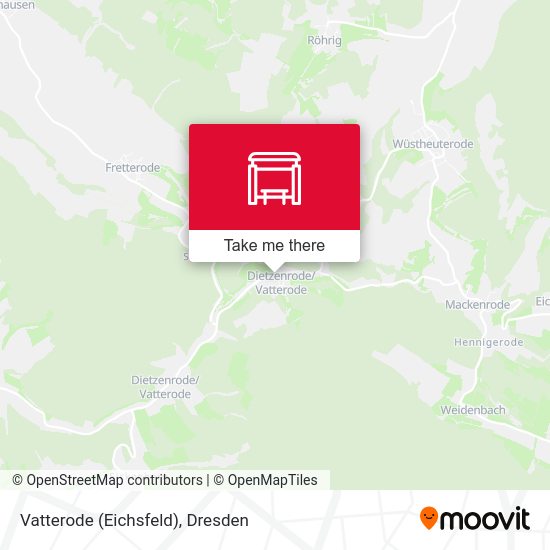 Карта Vatterode (Eichsfeld)