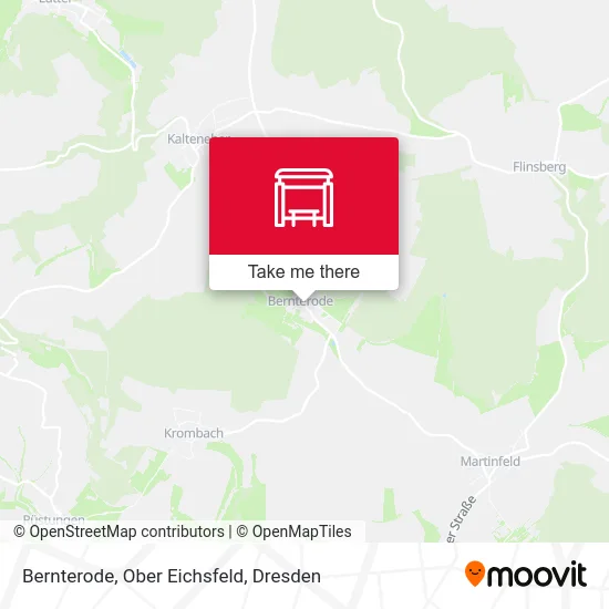 Карта Bernterode, Ober Eichsfeld