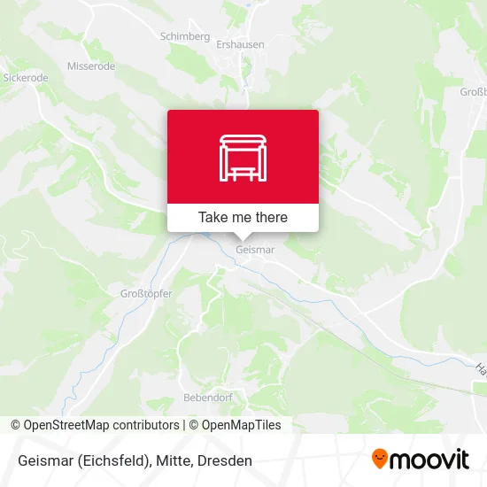 Карта Geismar (Eichsfeld), Mitte