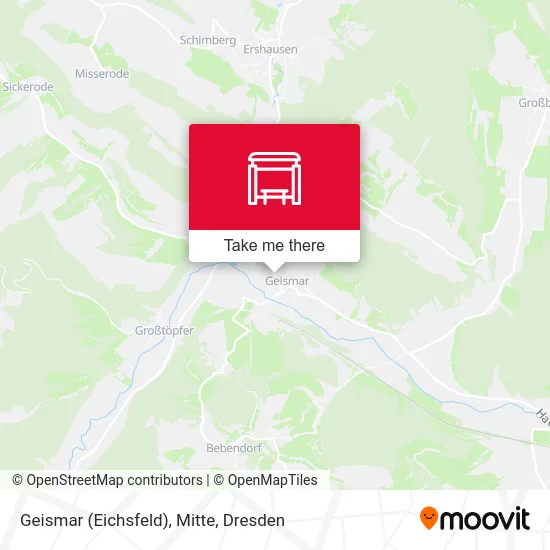 Карта Geismar (Eichsfeld), Mitte
