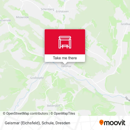 Карта Geismar (Eichsfeld), Schule