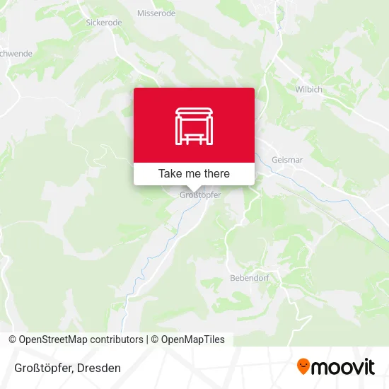 Карта Großtöpfer