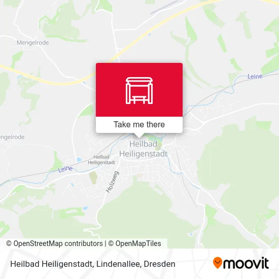 Карта Heilbad Heiligenstadt, Lindenallee