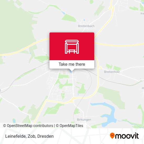 Карта Leinefelde, Zob