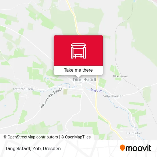 Карта Dingelstädt, Zob