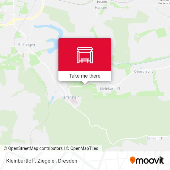 Карта Kleinbartloff, Ziegelei