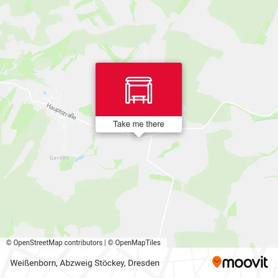 Карта Weißenborn, Abzweig Stöckey