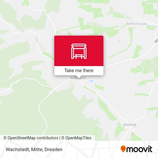 Карта Wachstedt, Mitte
