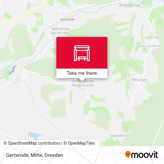 Карта Gerterode, Mitte