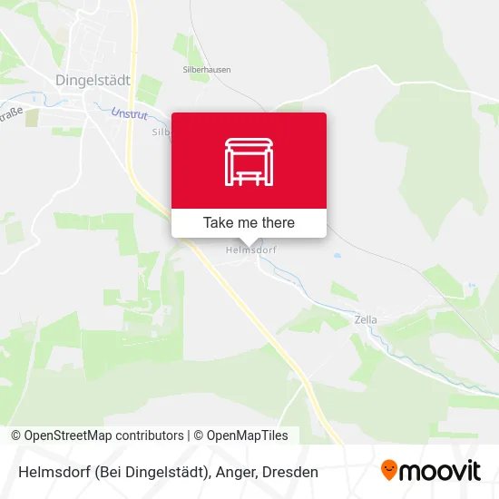 Карта Helmsdorf (Bei Dingelstädt), Anger