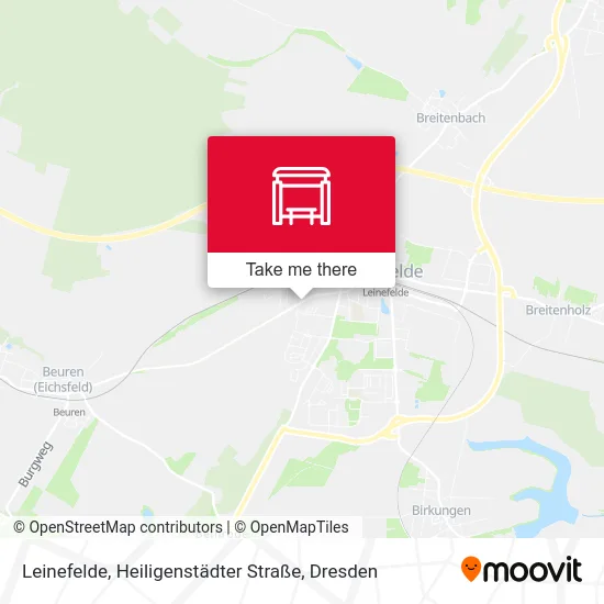 Карта Leinefelde, Heiligenstädter Straße