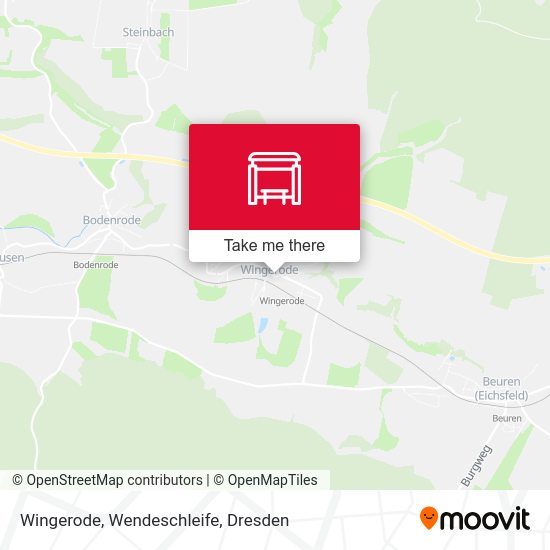 Карта Wingerode, Wendeschleife