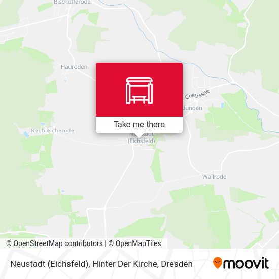 Карта Neustadt (Eichsfeld), Hinter Der Kirche