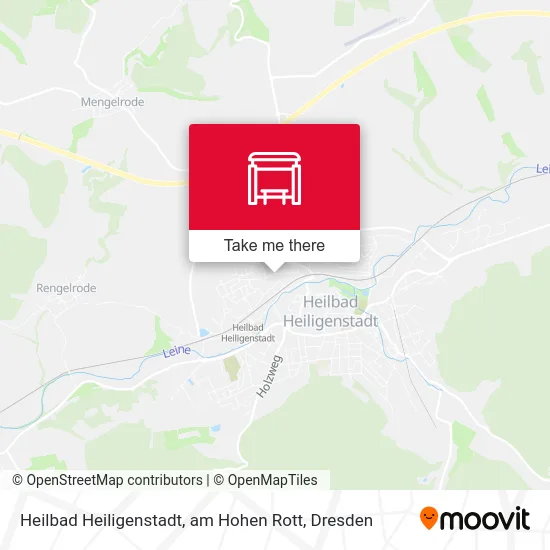 Карта Heilbad Heiligenstadt, am Hohen Rott