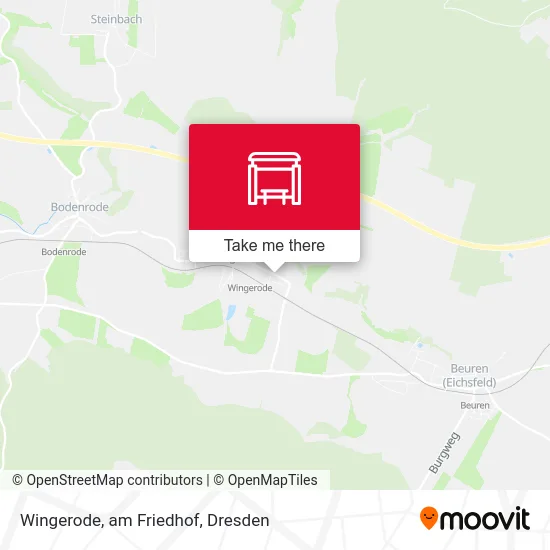 Карта Wingerode, am Friedhof