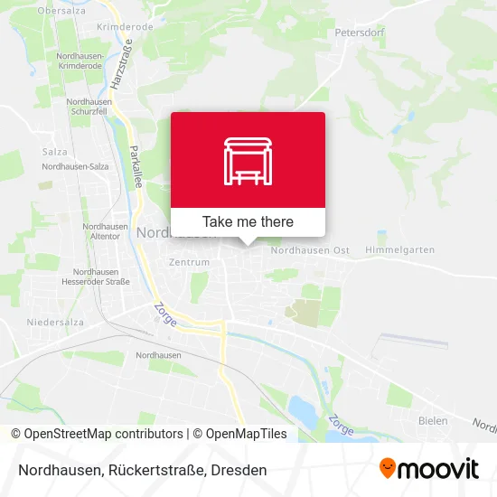 Карта Nordhausen, Rückertstraße