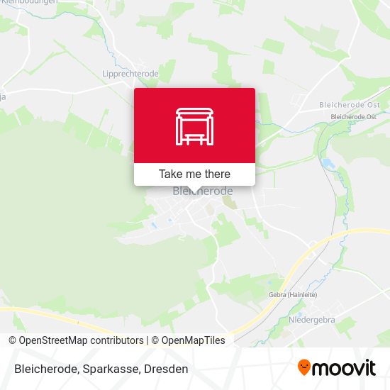 Карта Bleicherode, Sparkasse