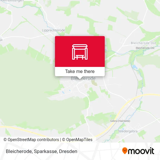 Карта Bleicherode, Sparkasse